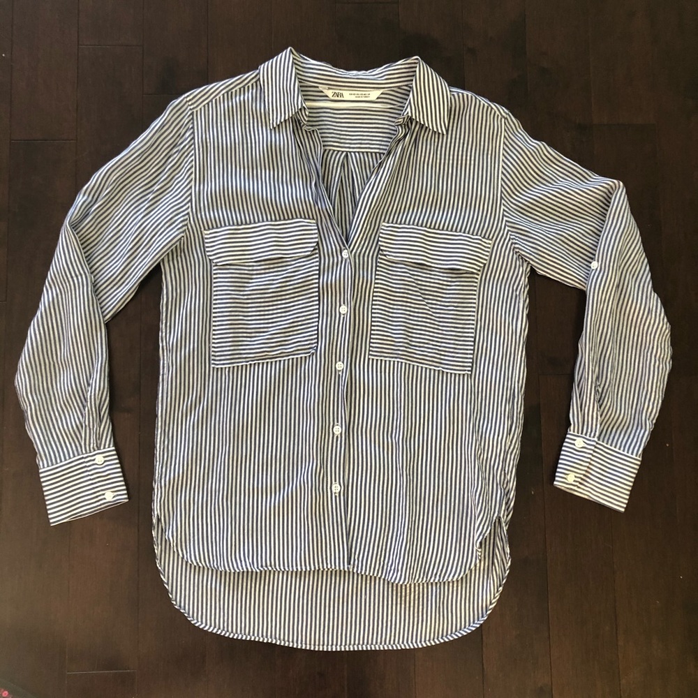 NWOT NAVY Zara Button-Down Shirt